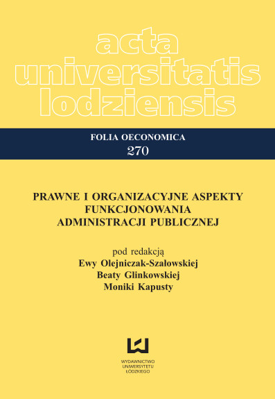 Acta Universitatis Lodziensis. Folia Oeconomica